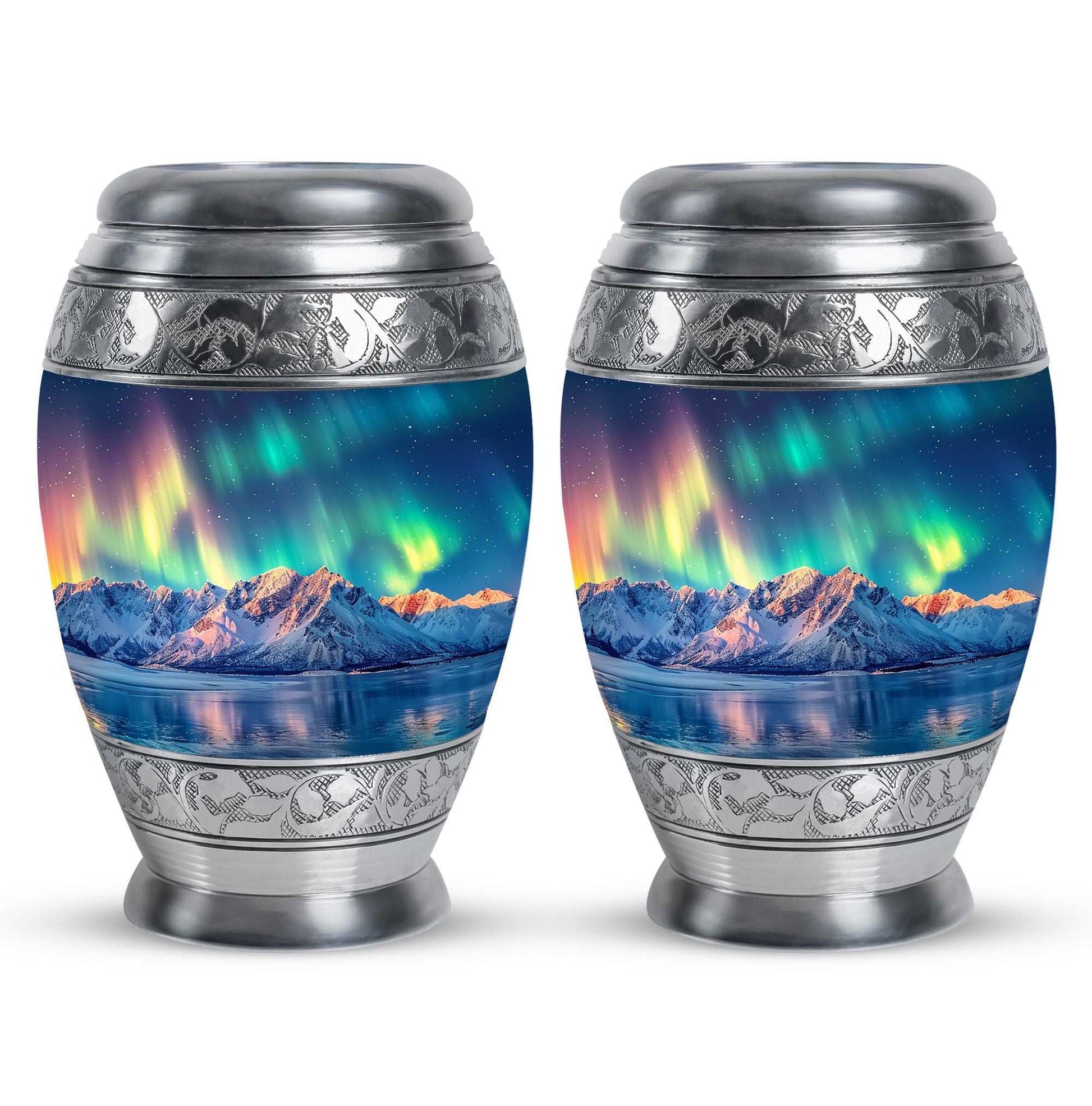 Aurora Borealis Theme 3 Inch Keepsake Pack of 2