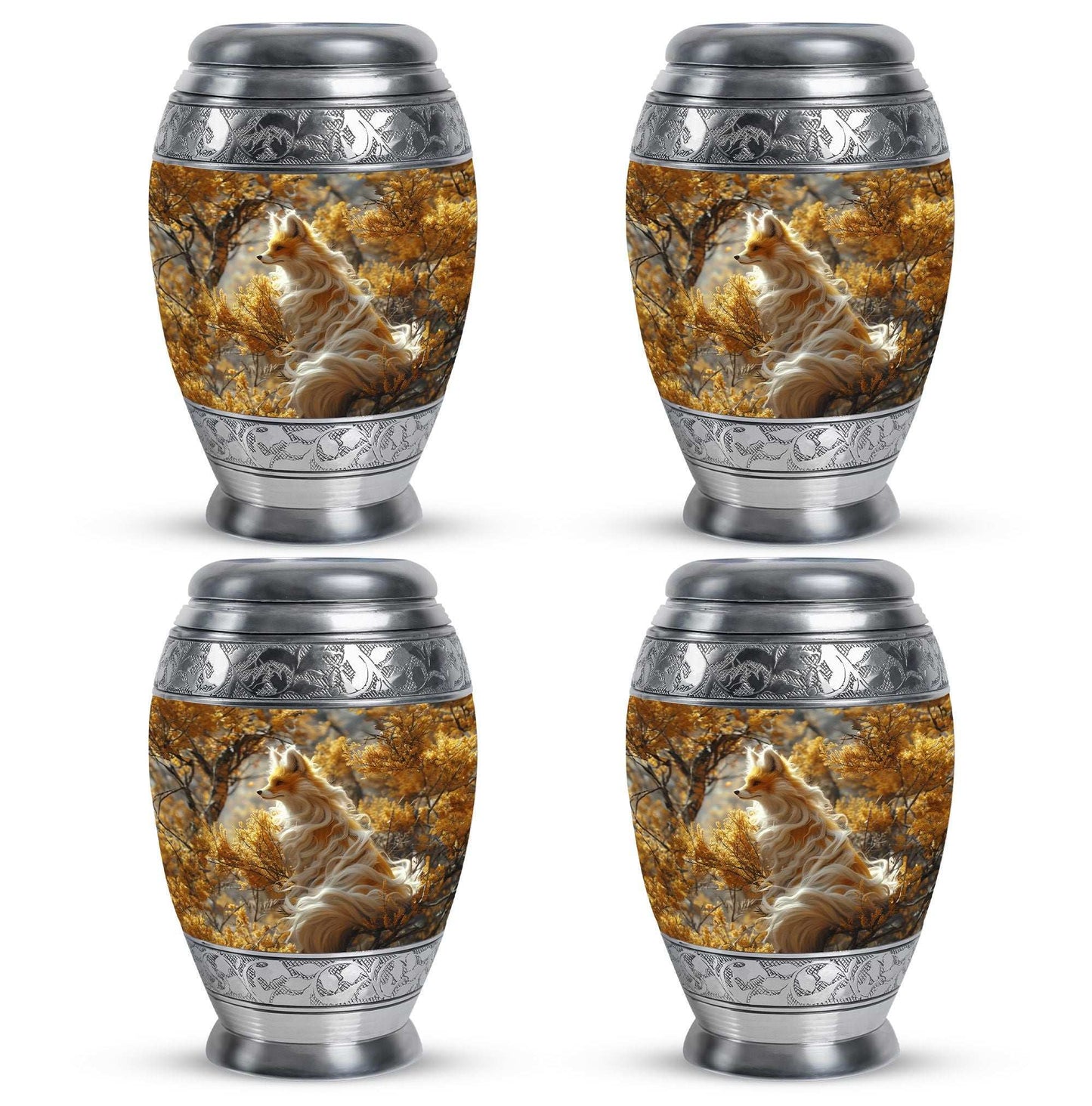 Fox Theme 3 Inch Keepsake Pack of 4