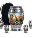 Fox Theme Large Urn With 4 Keepsake Urn