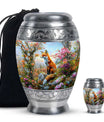 Fox Theme Large Urn With 1 Keepsake Urn