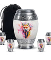 Fox Theme Large Urn With 4 Keepsake Urn
