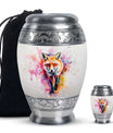 Fox Theme Large Urn With 1 Keepsake Urn