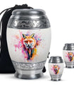 Fox Theme Large Urn With 2 Keepsake Urn