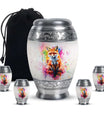 Fox Theme Large Urn With 4 Keepsake Urn