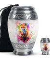 Fox Theme Large Urn With 1 Keepsake Urn