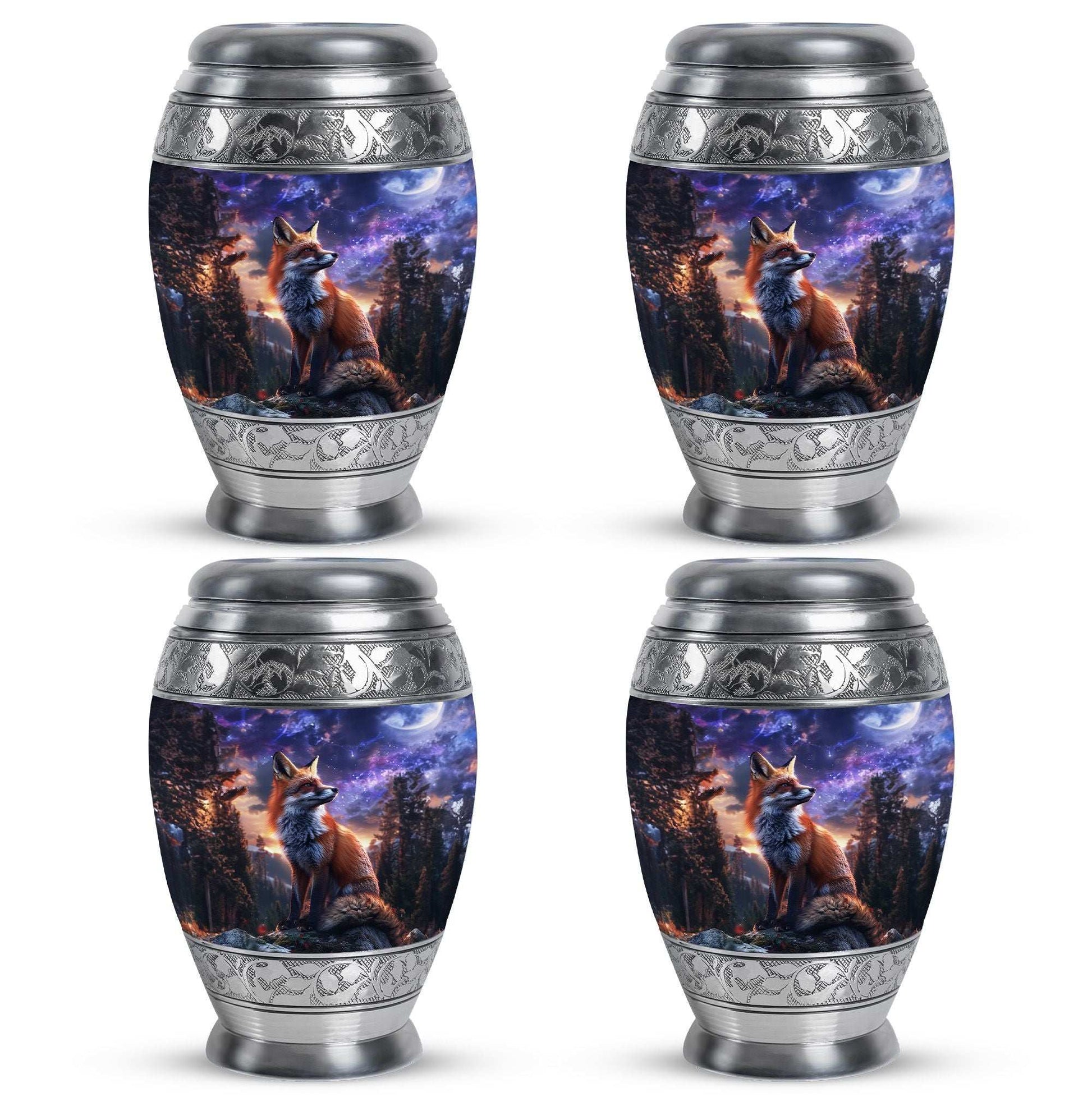 Fox Theme 3 Inch Keepsake Pack of 4