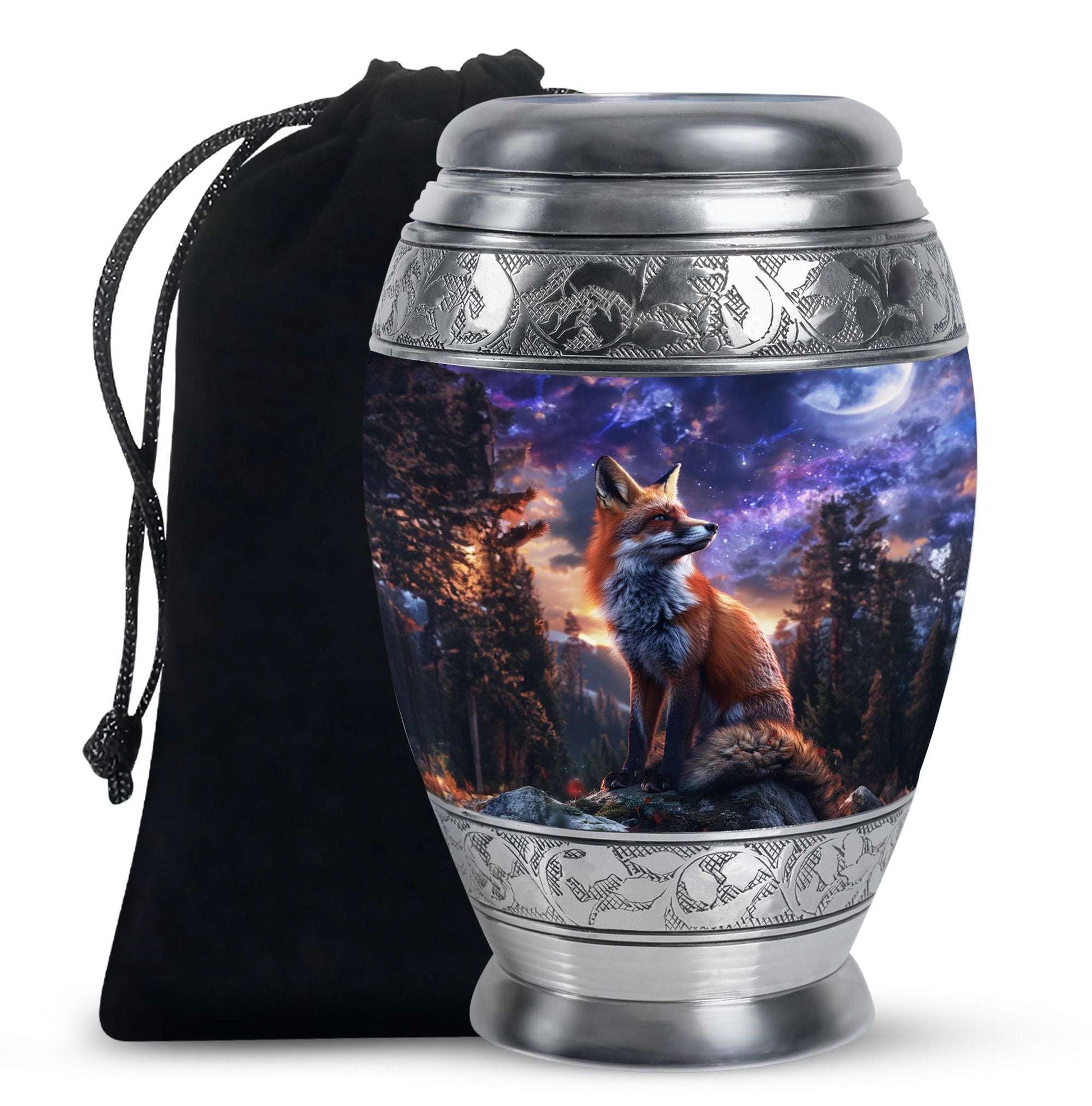 Fox Theme Large Urn 10 Inch