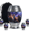 Fox Theme Large Urn With 4 Keepsake Urn