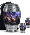 Fox Theme Large Urn With 2 Keepsake Urn