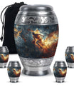 Basketball Theme Large Urn With 4 Keepsake Urn