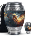 Basketball Theme Large Urn With 1 Keepsake Urn