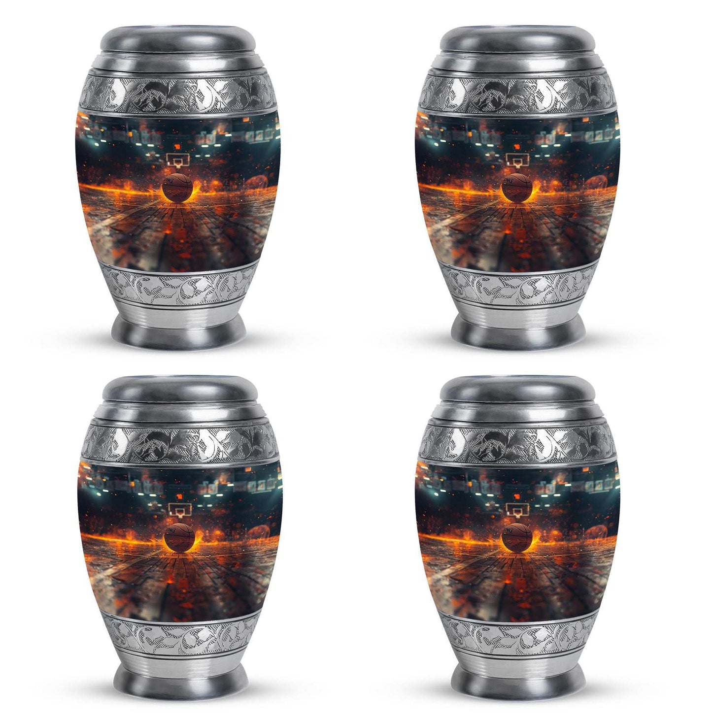 Basketball Theme 3 Inch Keepsake Pack of 4