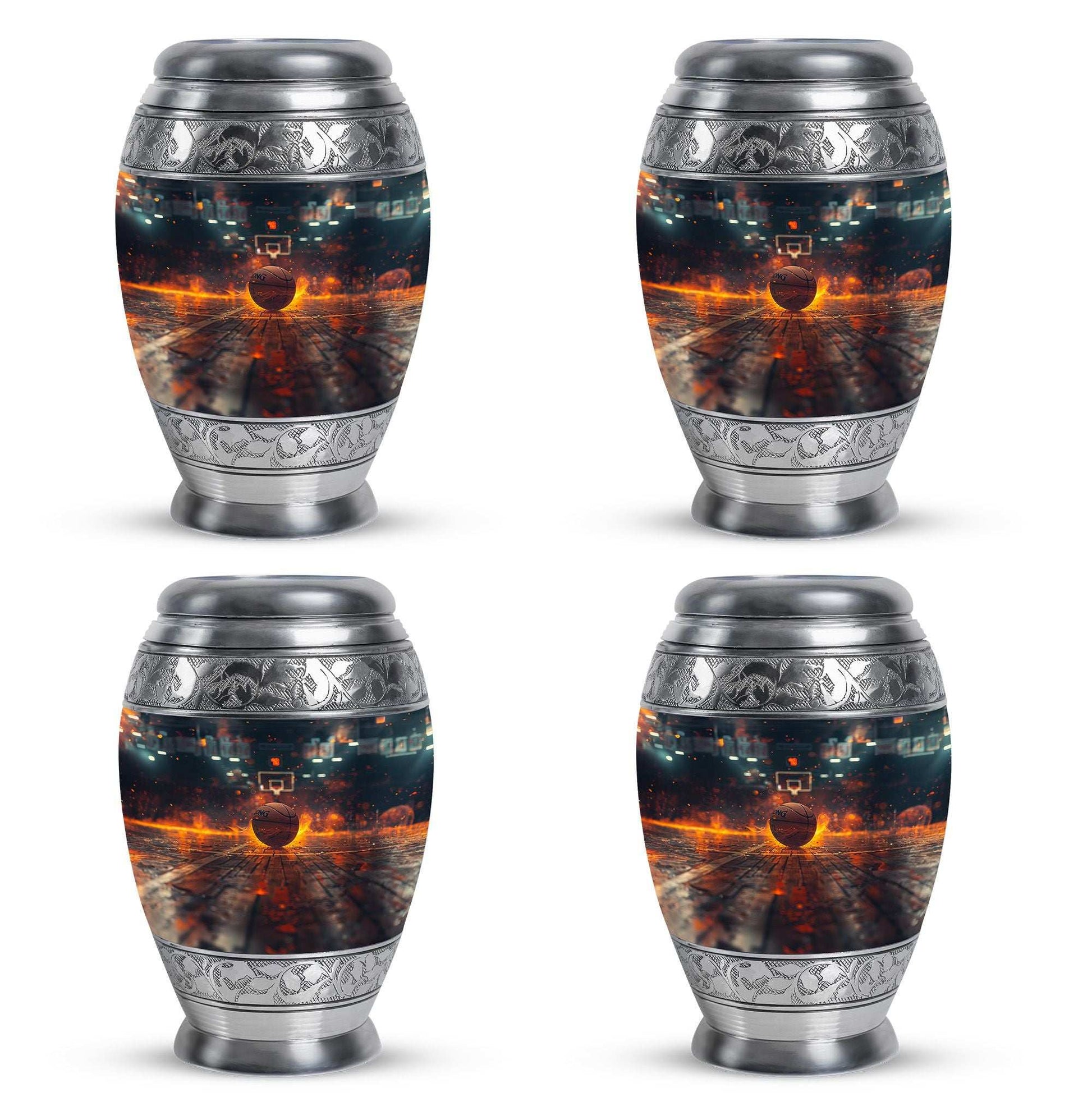 Basketball Theme 3 Inch Keepsake Pack of 4