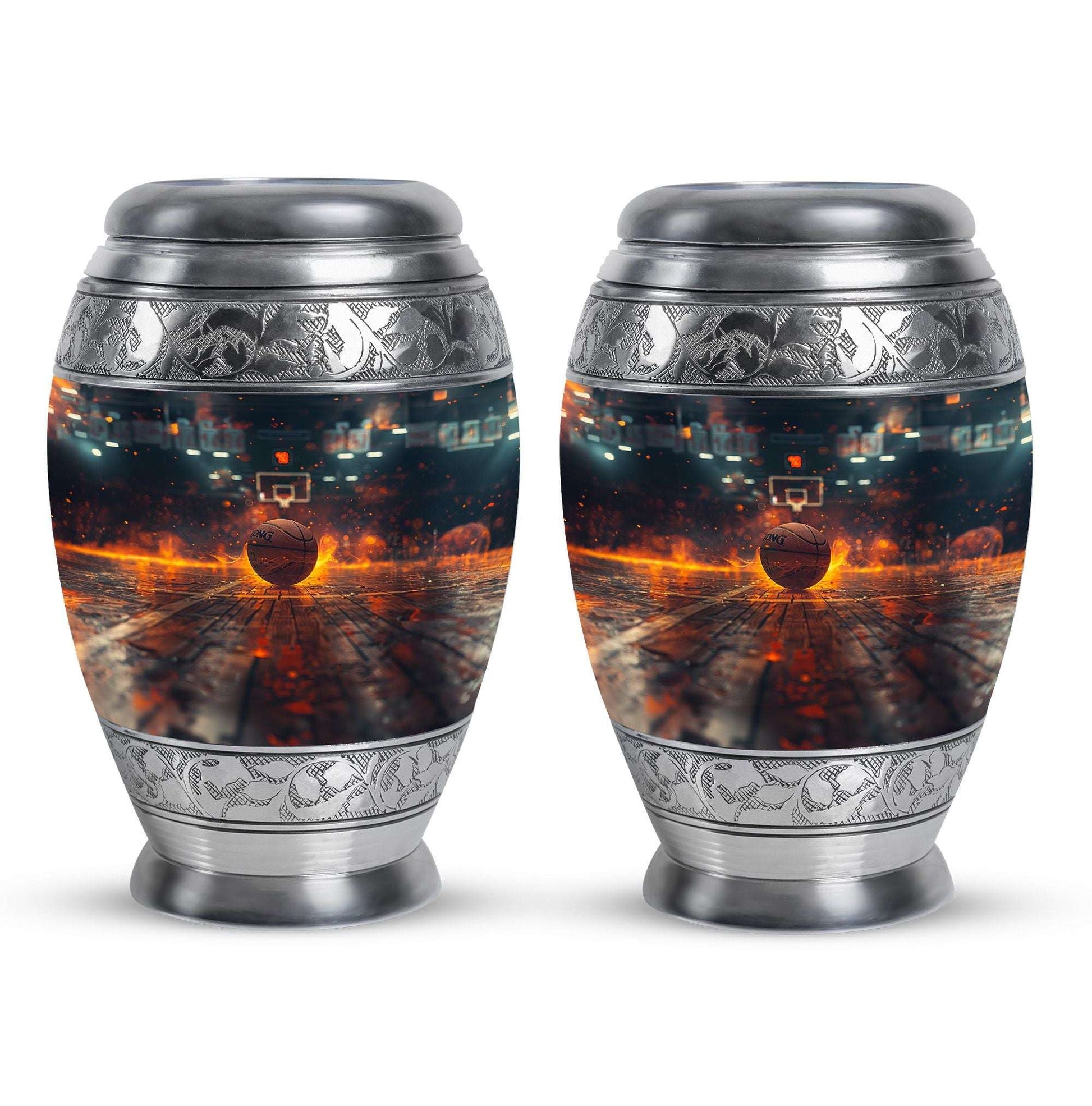 Basketball Theme 3 Inch Keepsake Pack of 2