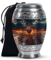 Basketball Theme Large Urn 10 Inch