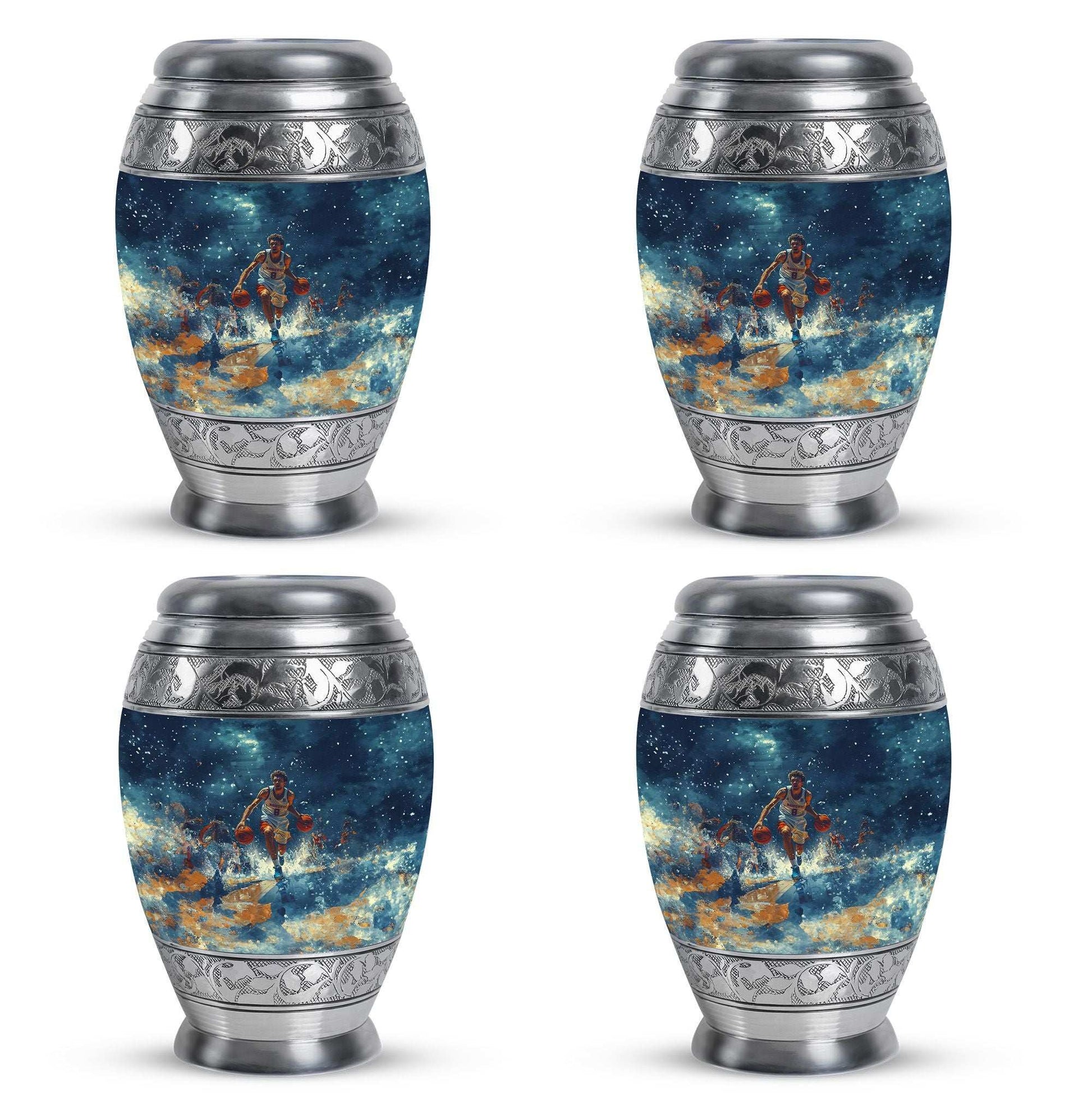 Basketball Theme 3 Inch Keepsake Pack of 4