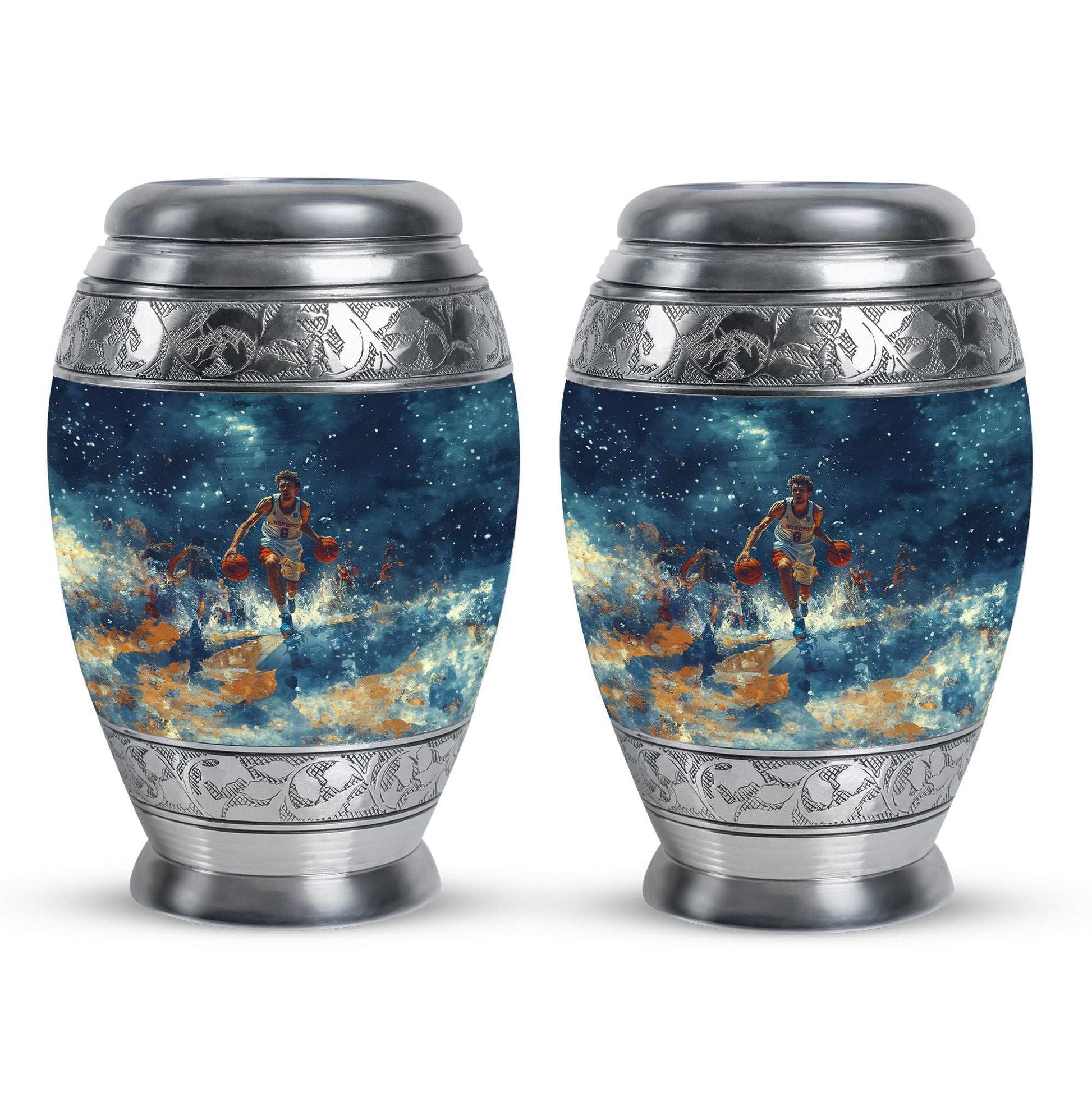 Basketball Theme 3 Inch Keepsake Pack of 2