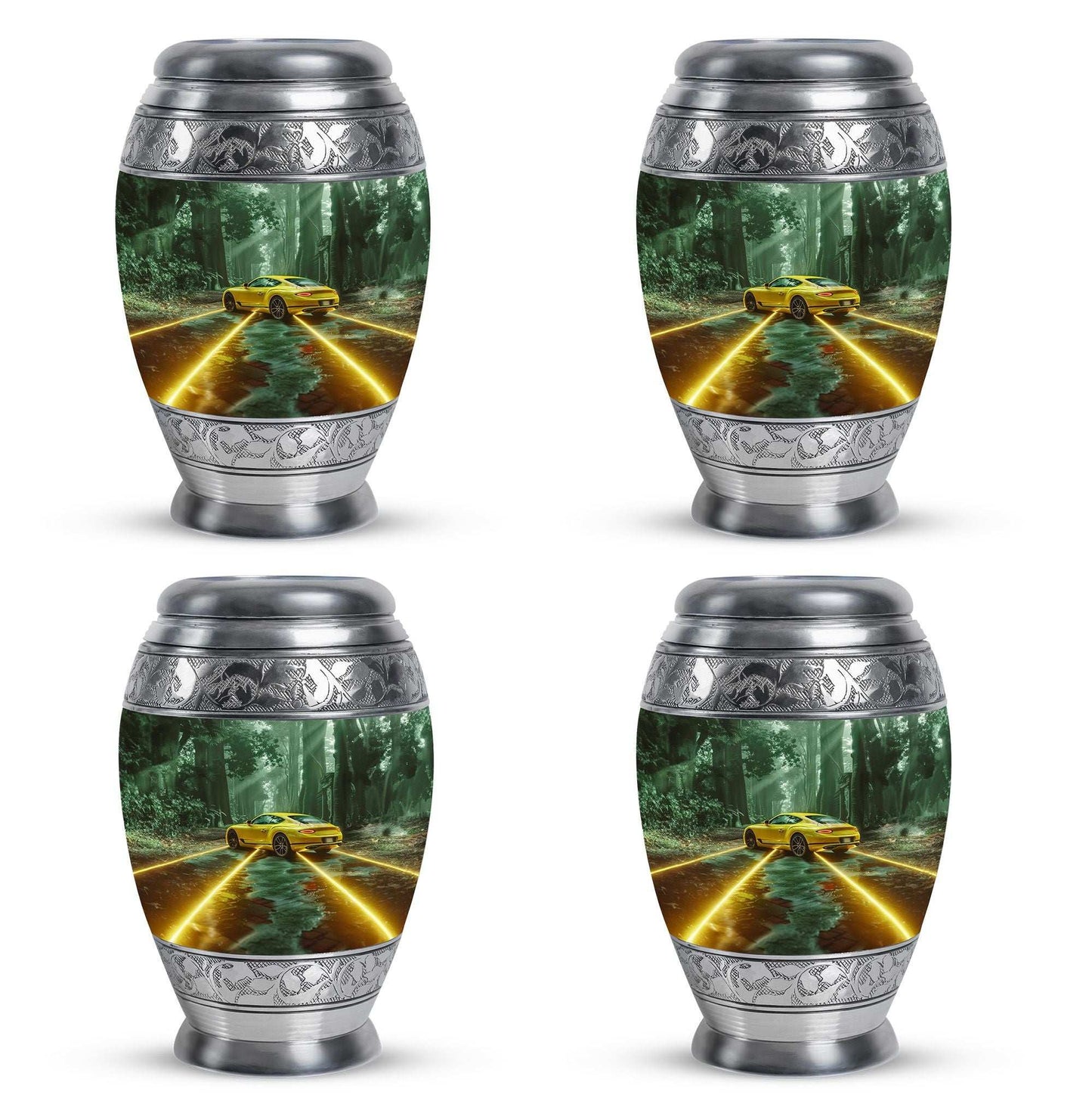 Car Theme 3 Inch Keepsake Pack of 4