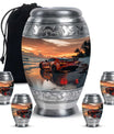 Car Theme Large Urn With 4 Keepsake Urn