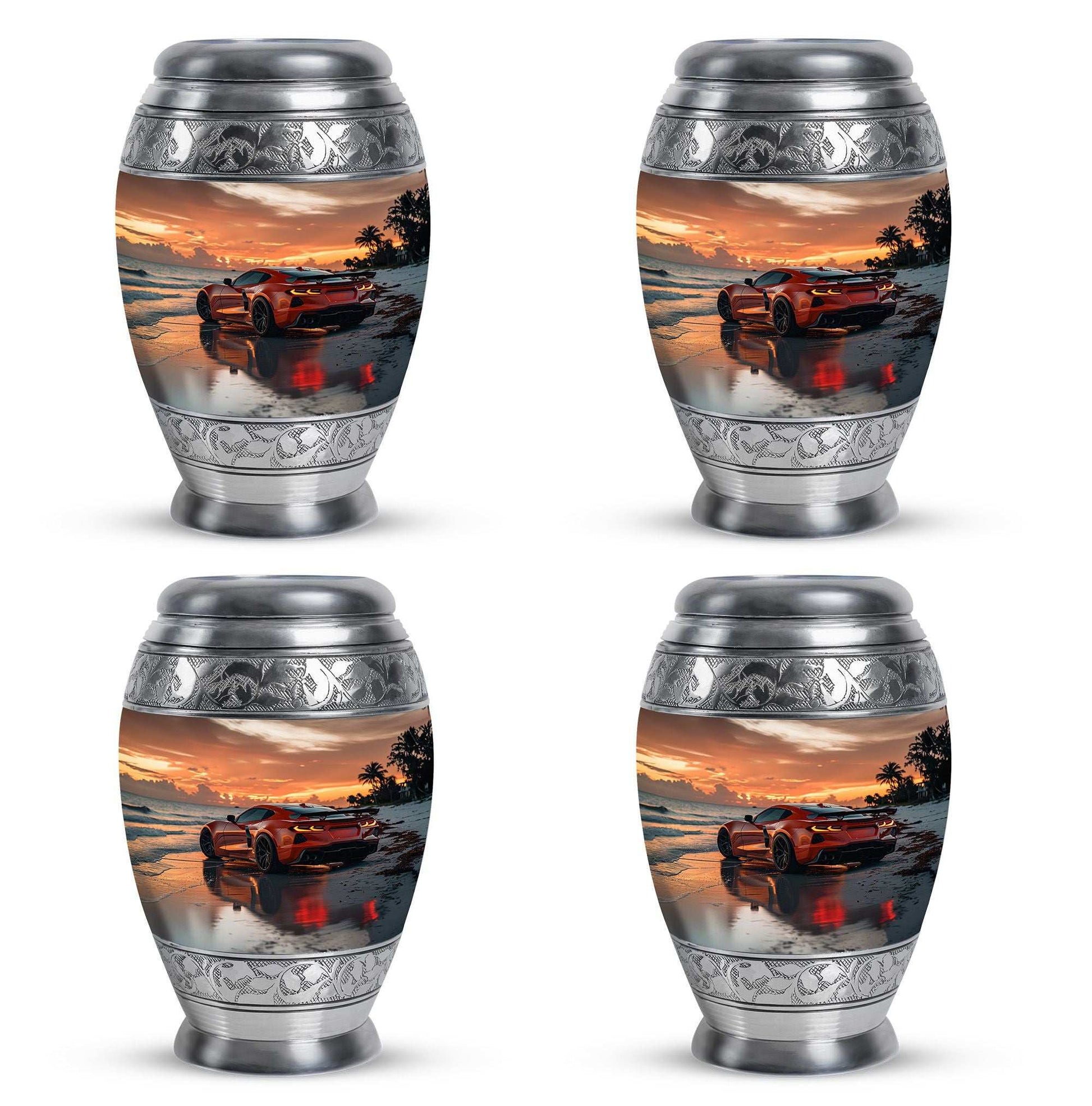 Car Theme 3 Inch Keepsake Pack of 4