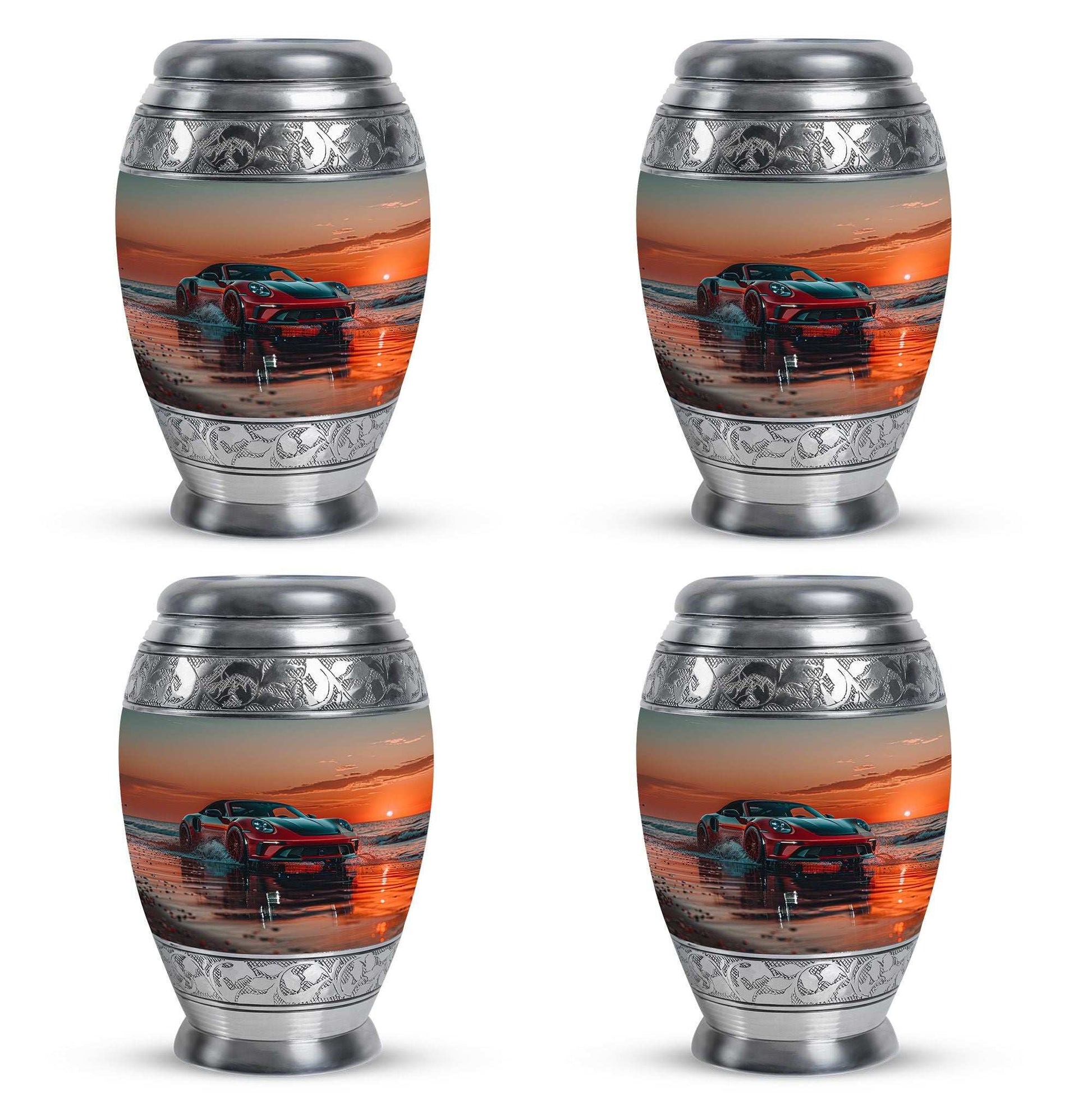 Car Theme 3 Inch Keepsake Pack of 4