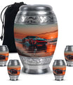 Car Theme Large Urn With 4 Keepsake Urn