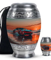 Car Theme Large Urn With 1 Keepsake Urn