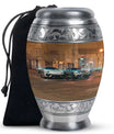 Car Theme Large Urn 10 Inch