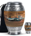 Car Theme Large Urn With 1 Keepsake Urn