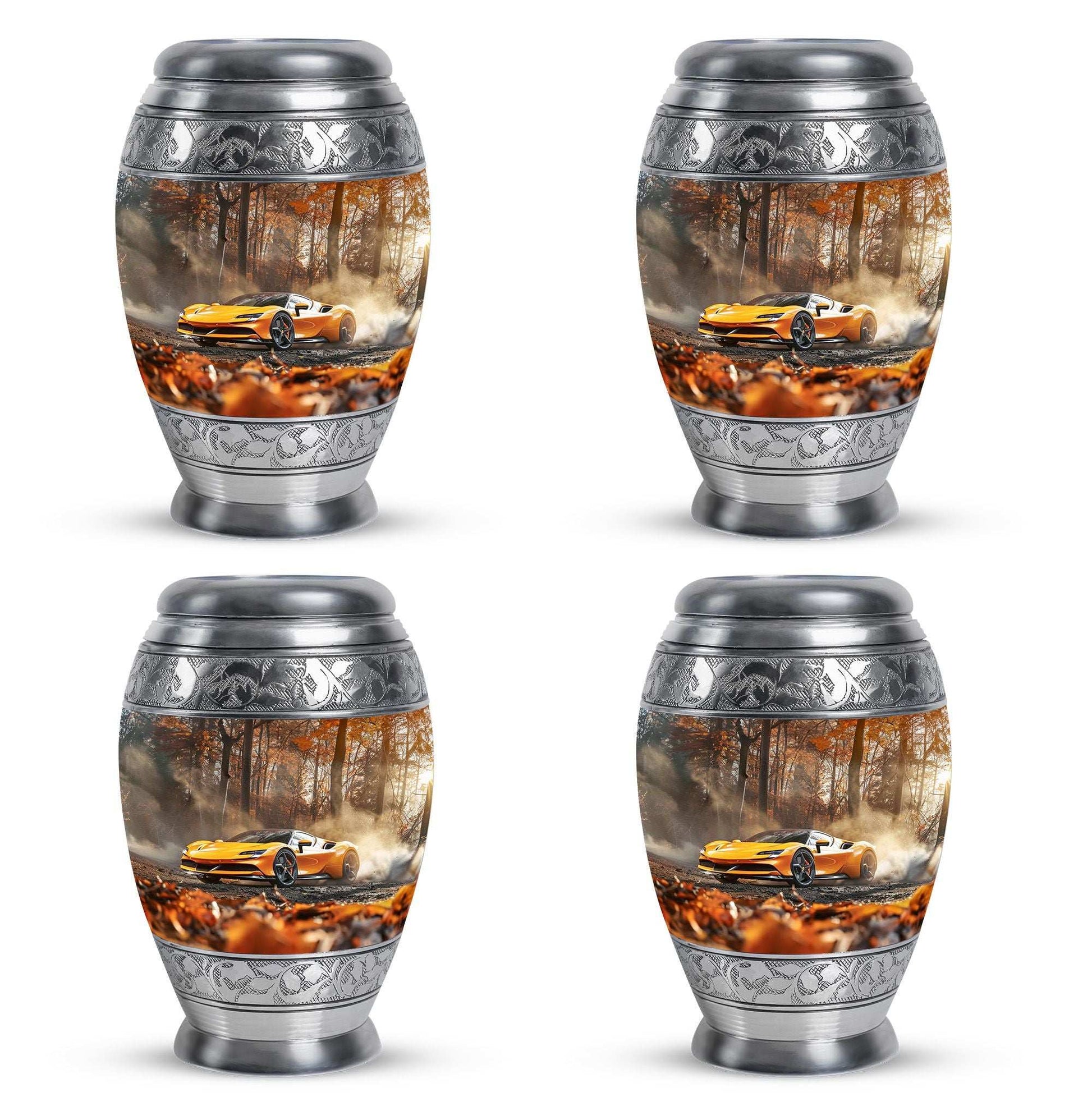 Car Theme 3 Inch Keepsake Pack of 4