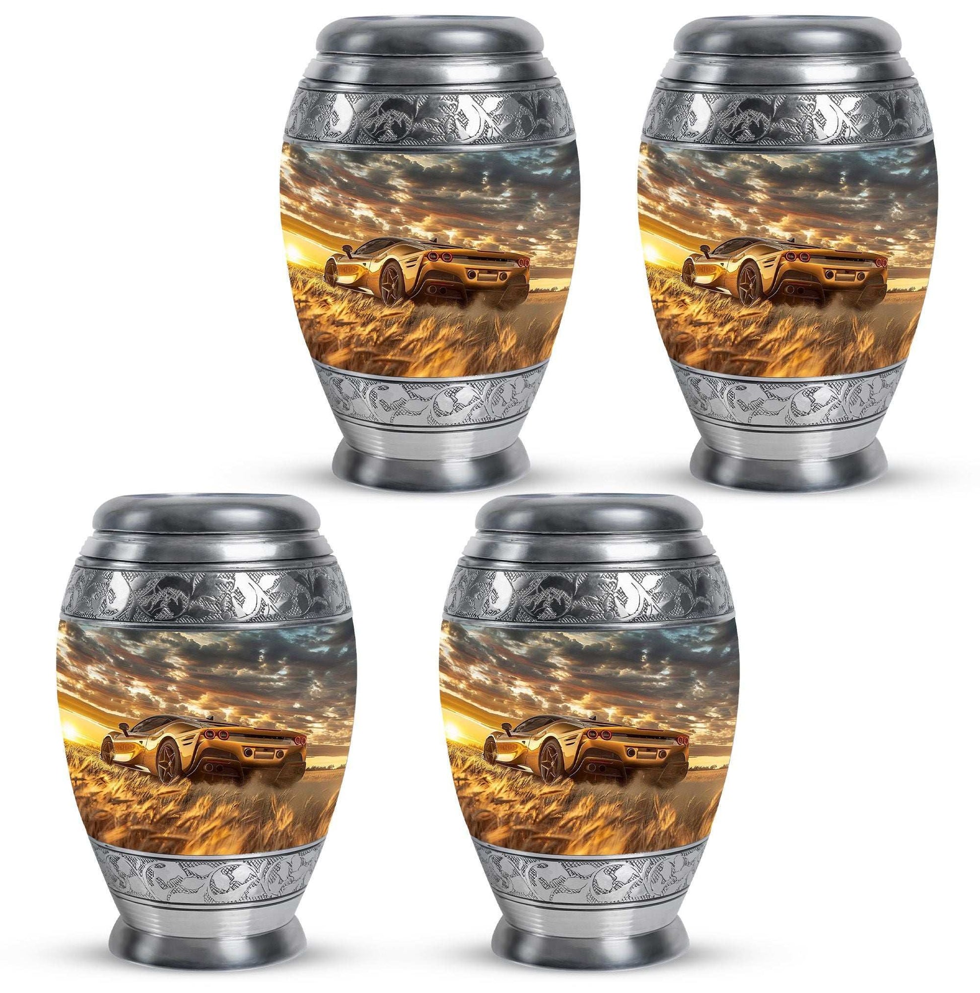 Car Theme 3 Inch Keepsake Pack of 4