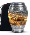 Car Theme Large Urn 10 Inch