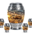 Car Theme Large Urn With 4 Keepsake Urn