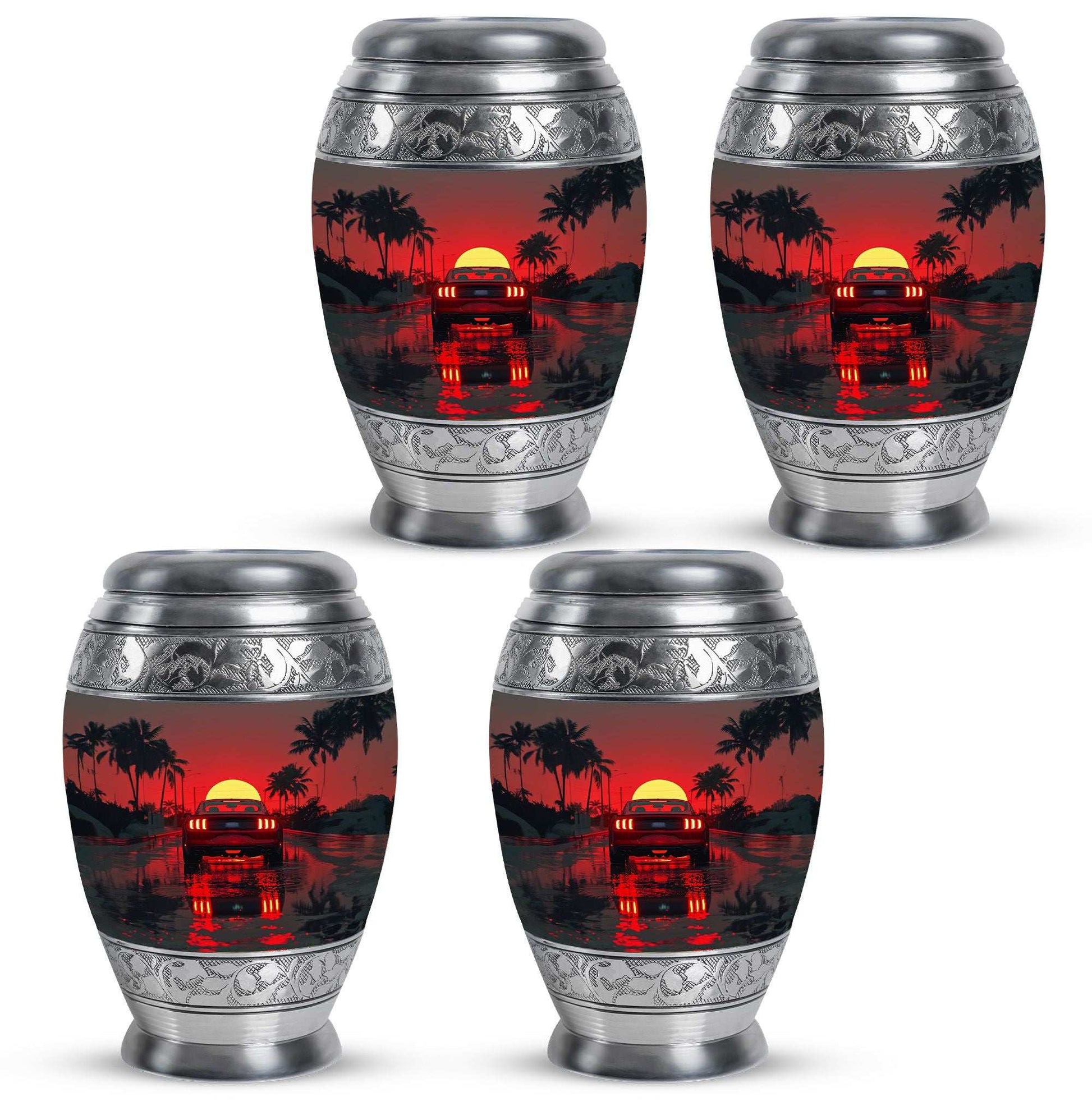 Car Theme 3 Inch Keepsake Pack of 4