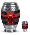 Car Theme Large Urn With 1 Keepsake Urn
