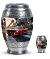 Car Theme Large Urn With 1 Keepsake Urn