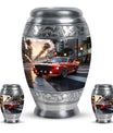 Car Theme Large Urn With 2 Keepsake Urn