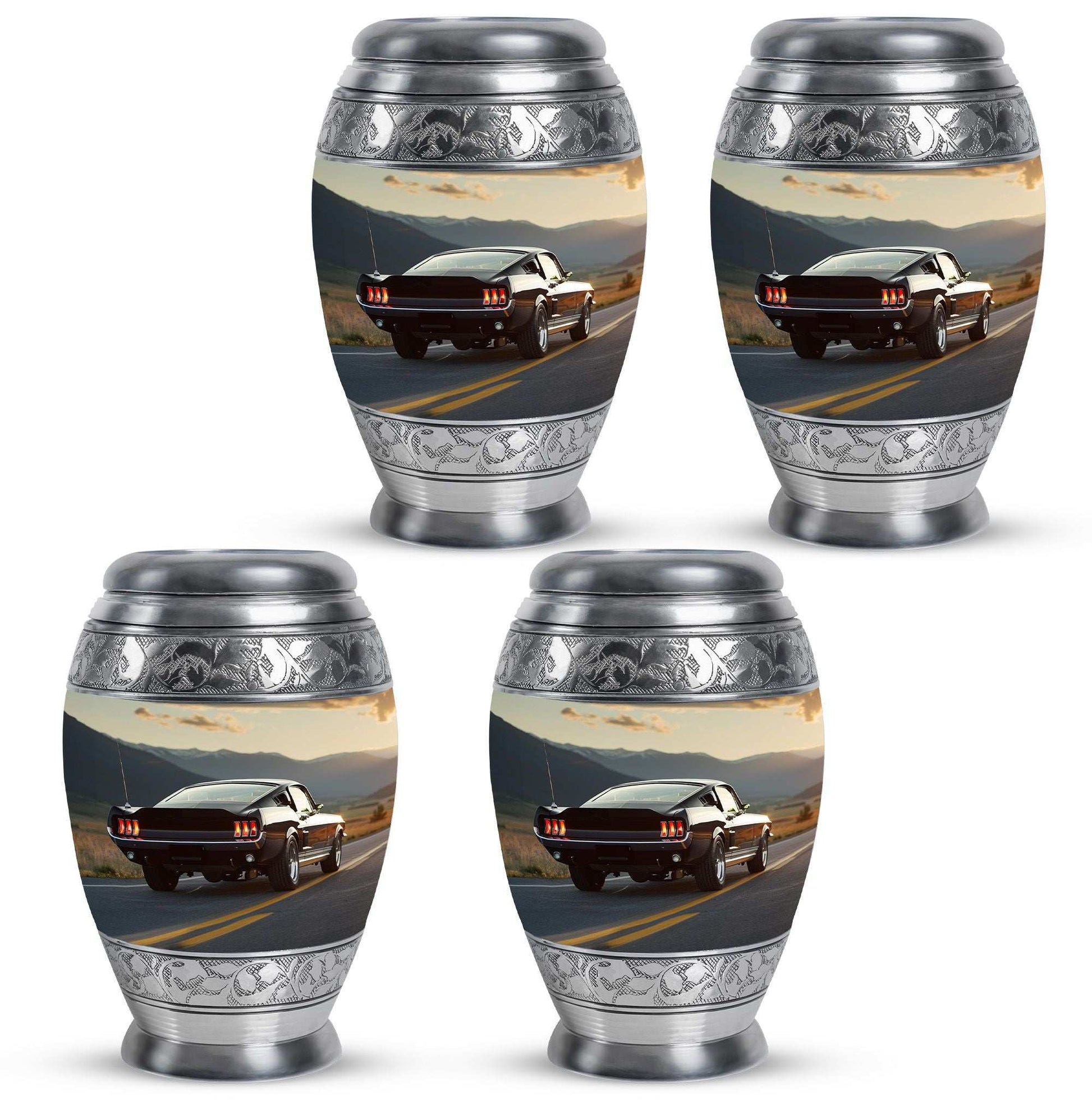 Car Theme 3 Inch Keepsake Pack of 4
