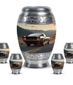 Car Theme Large Urn With 4 Keepsake Urn