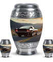 Car Theme Large Urn With 2 Keepsake Urn