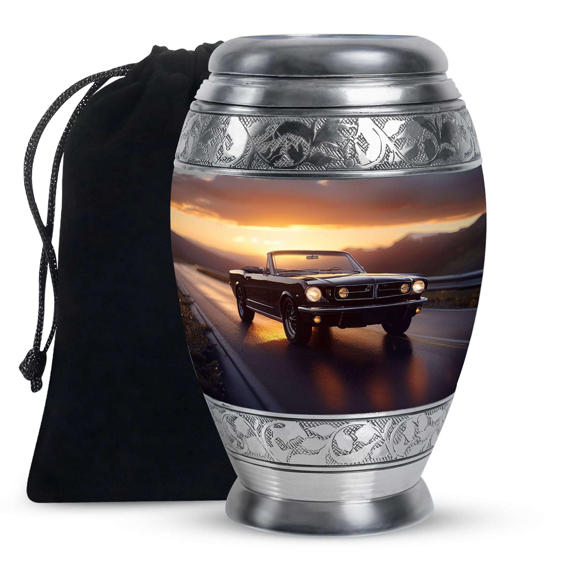 Car Theme Large Urn 10 Inch