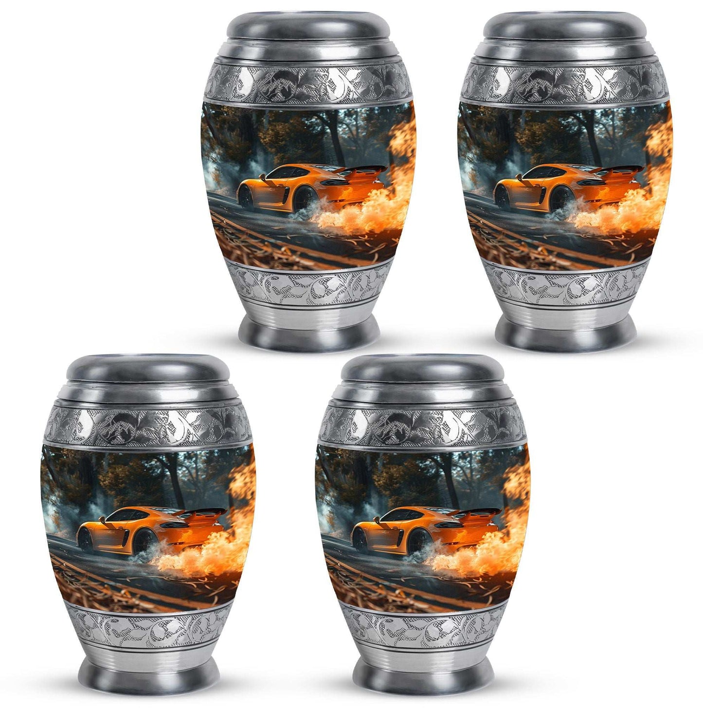 Car Theme 3 Inch Keepsake Pack of 4