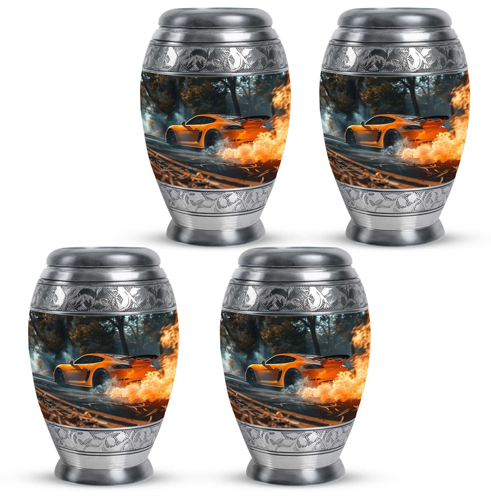 Car Theme 3 Inch Keepsake Pack of 4