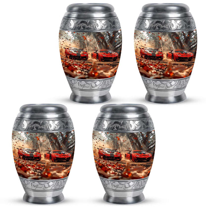 Car Theme 3 Inch Keepsake Pack of 4