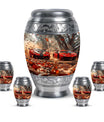 Car Theme Large Urn With 4 Keepsake Urn