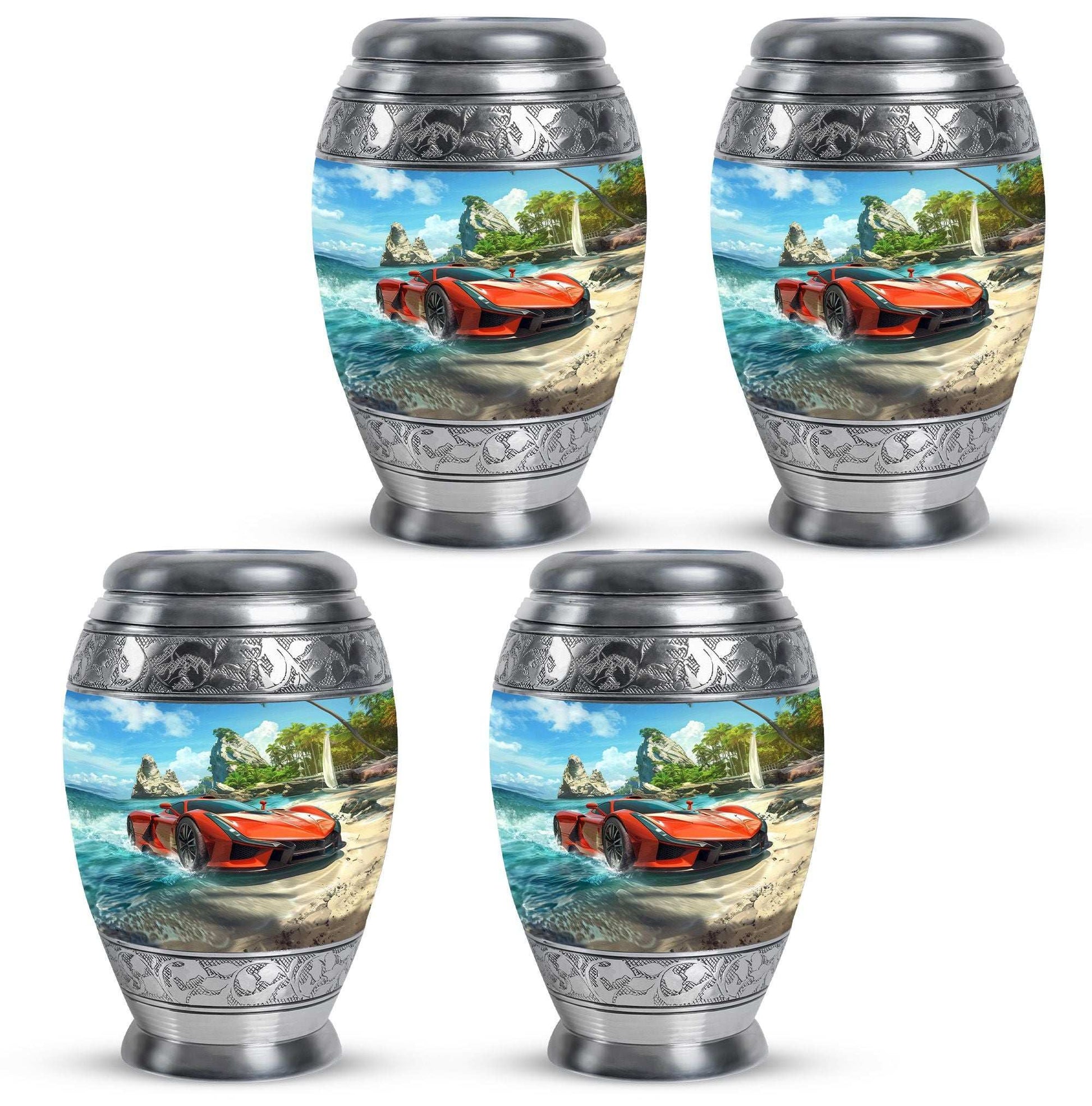 Car Theme 3 Inch Keepsake Pack of 4