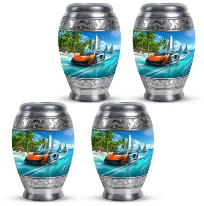 Car Theme 3 Inch Keepsake Pack of 4
