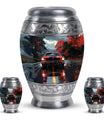 Car Theme Large Urn With 2 Keepsake Urn