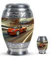 Car Theme Large Urn With 1 Keepsake Urn