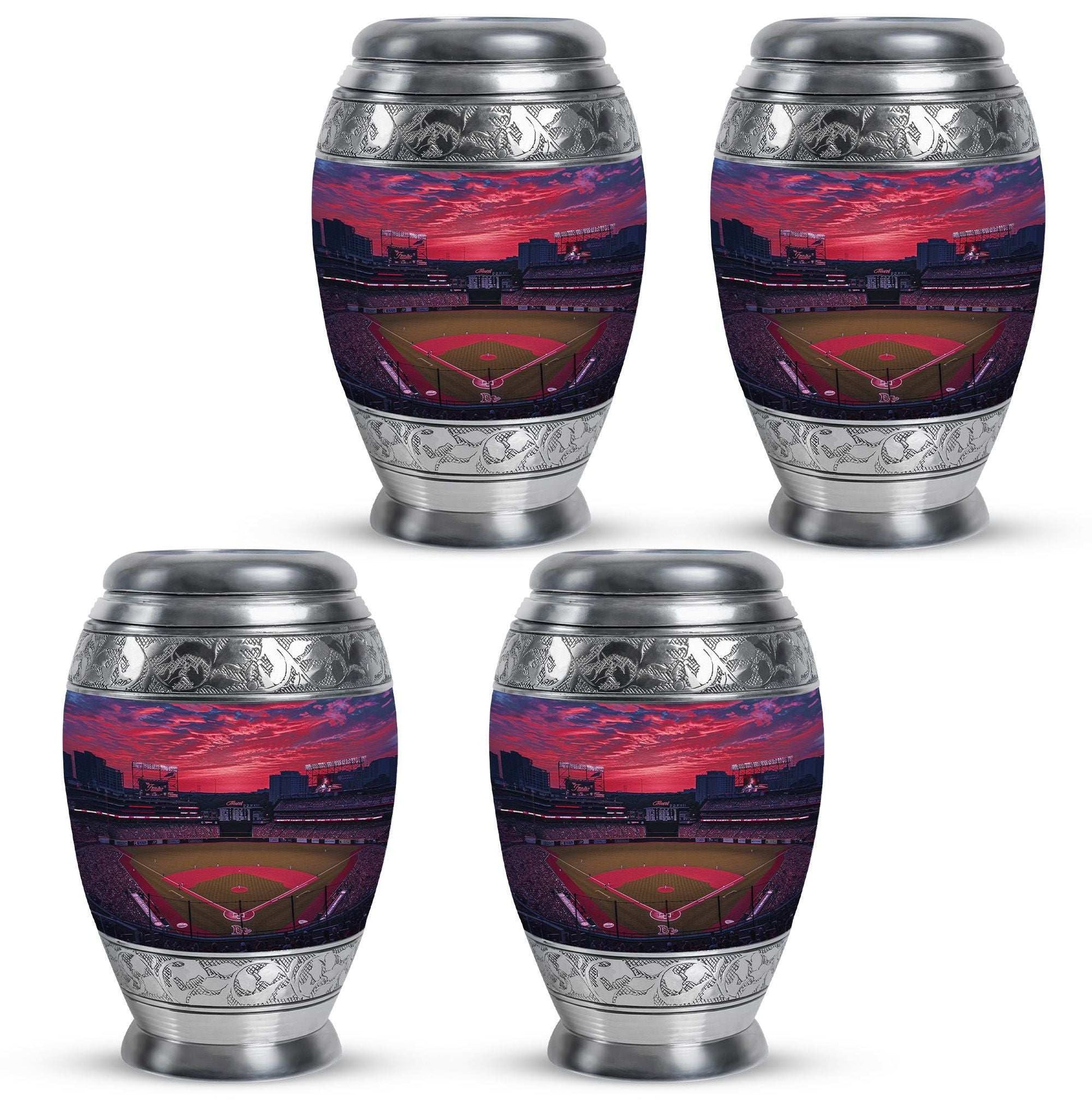 Baseball Theme 3 Inch Keepsake Pack of 4